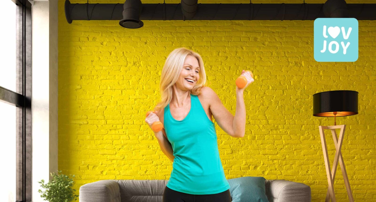 Ready to kick menopause's butt? 1 beautiful middle aged woman doing pilates lovjoy scaled e1683082101343